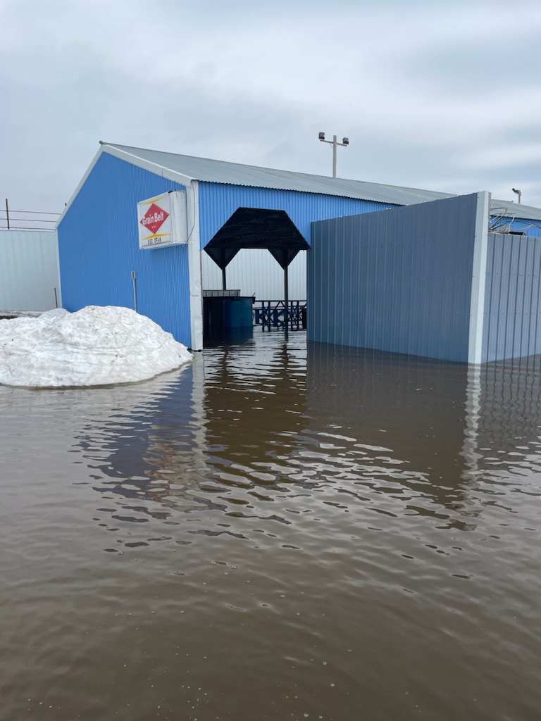 Norman County Fairground flooding 4-14-23